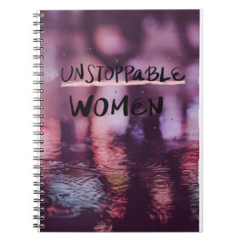 onstuitbare vrouw notitieboek