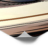 Ontaarde Chocolade Caramel Besjes Cake Poster (Hoek)