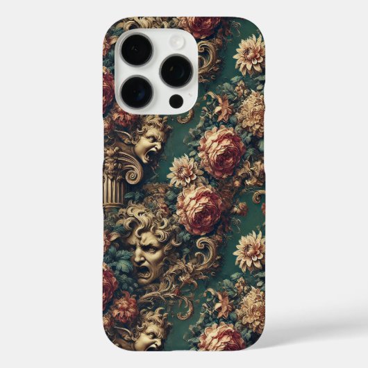 Ontaarde Decadentie – Gotische Victoriaanse Bloems Case-Mate iPhone Case (Achterkant)
