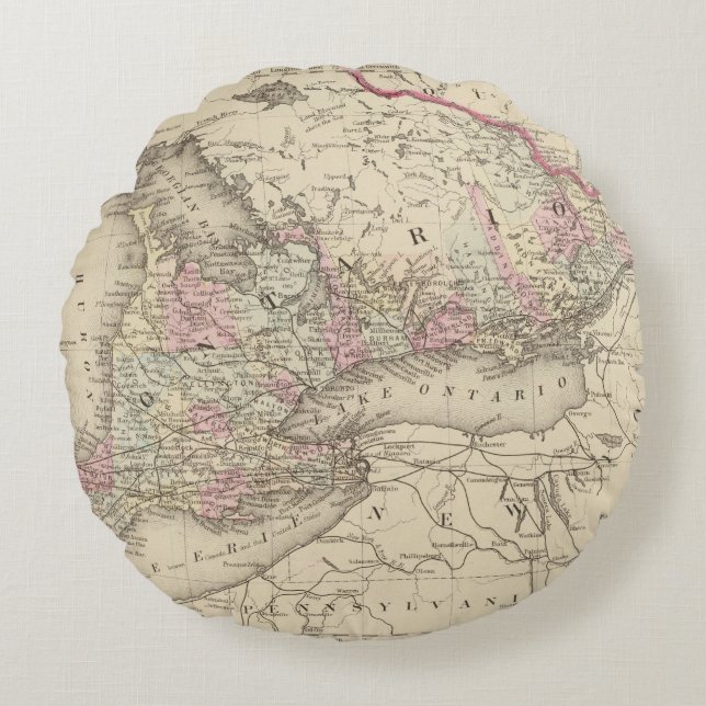 Ontario 2 rond kussen (Voorkant)