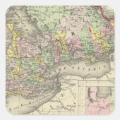 Ontario 2 vierkante sticker (Voorkant)