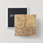 Ontario 3 vierkante button 5,1 cm (Voorkant /achterkant)