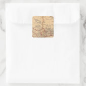 Ontario 3 vierkante sticker (Tas)