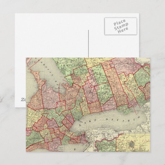 Ontario 4 briefkaart (Voorkant / Achterkant)