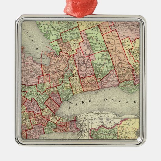 Ontario 4 metalen ornament (Voorkant)