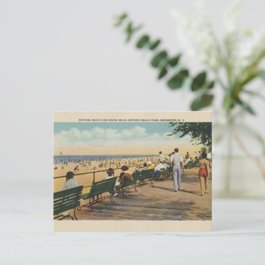  Ontario Beach Park Rochester Post Card Briefkaart (Staand voorkant)