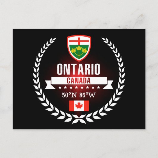 Ontario Briefkaart (Voorkant)