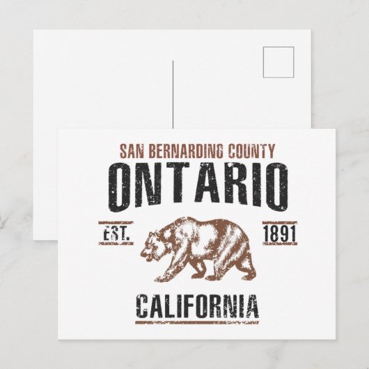 Ontario Briefkaart (Voorkant / Achterkant)