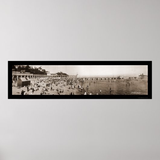 Ontario Canada Bathing Photo 1911 Poster (Voorkant)