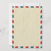 Ontario Canada & België  luchtpost bruiloft Kaart (Achterkant)