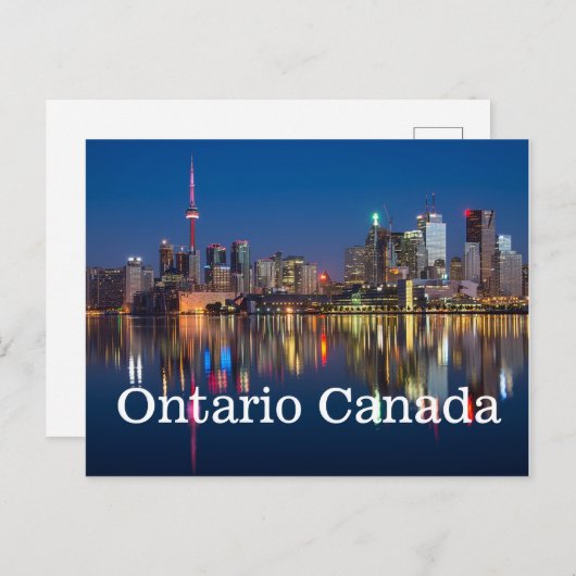 Ontario Canada Briefkaart (Voorkant / Achterkant)
