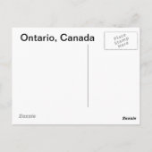Ontario, Canada Briefkaart (Achterkant)
