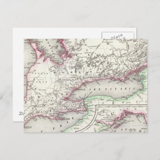 Ontario, Canada Briefkaart (Voorkant / Achterkant)