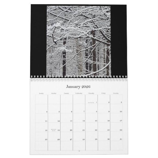 Ontario, Canada Kalender (Jan 2026)