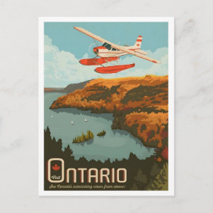 Ontario Canada Reisgids Oude Stijl  Briefkaart