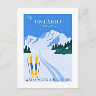 Ontario, Canada reisposter, Briefkaart