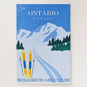 Ontario, Canada reisposter, Legpuzzel