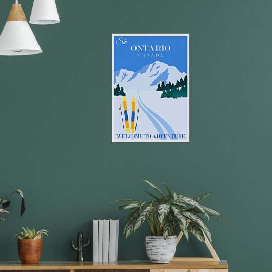 Ontario, Canada reisposter Poster (Woonkamer 1)