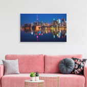 Ontario Cityscape Canvas Afdruk (Insitu (Woonkamer))