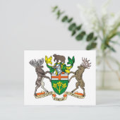 Ontario Coat of Arms Briefkaart (Staand voorkant)