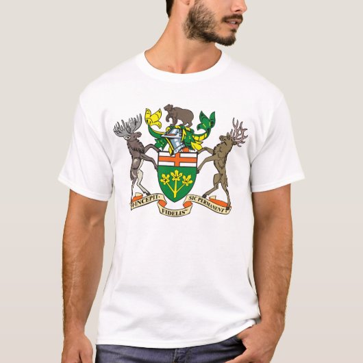 Ontario Coat of Arms T-shirt (Voorkant)