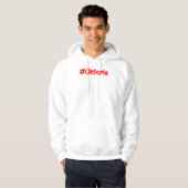 "#Ontario " Cute Design. Bestel nu Hoodie (Voorkant volledig)