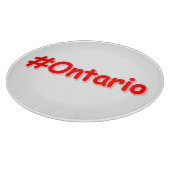 "#Ontario " Cute Design. Bestel nu Snijplank (Hoek)