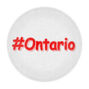 "#Ontario " Cute Design. Bestel nu Snijplank