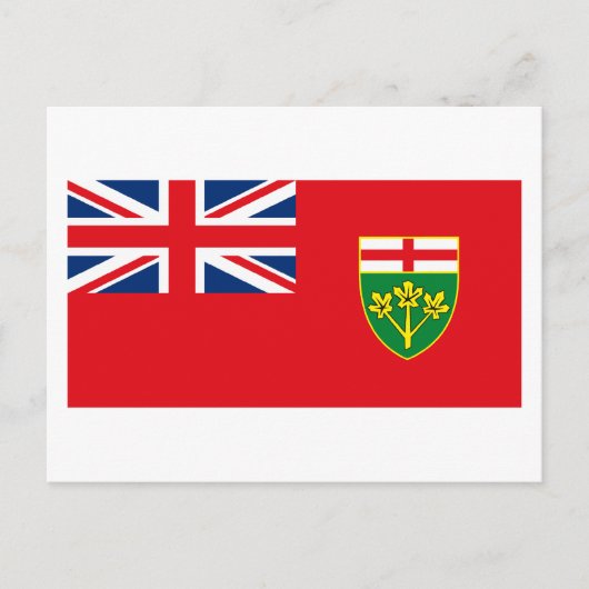Ontario Flag Briefkaart (Voorkant)