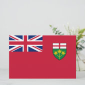 Ontario Flag Briefpapier (Staand voorkant)