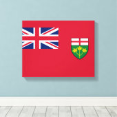 Ontario Flag Canvas Afdruk (Insitu (Houten vloer))
