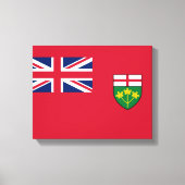 Ontario Flag Canvas Afdruk (Voorkant)