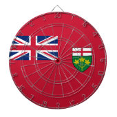 Ontario Flag Dartbord (Voorkant)