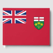 Ontario Flag Gastenboek (Voorkant)