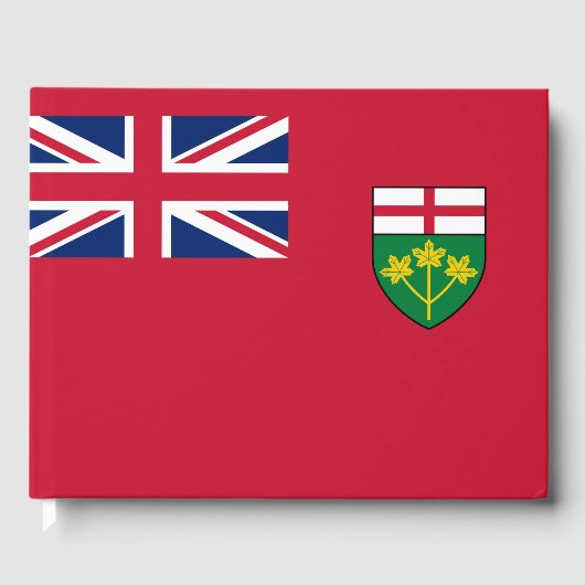 Ontario Flag Gastenboek (Voorkant)
