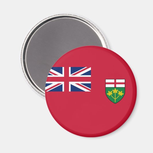 Ontario Flag Magneet (Voorkant / Achterkant)