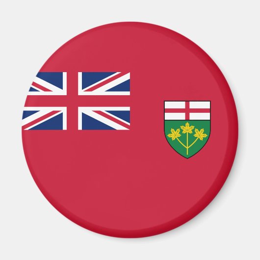 Ontario Flag Magneet (Voorkant)