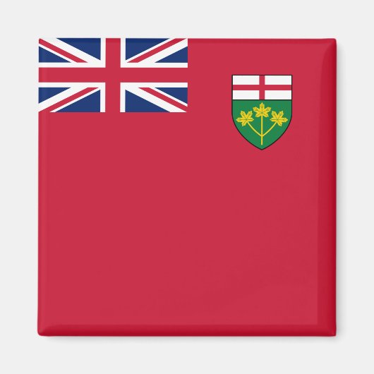 Ontario Flag Magneet (Voorkant)