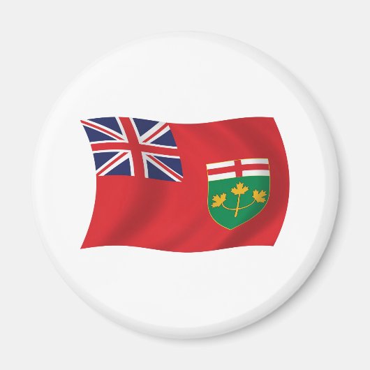 Ontario Flag Magnet (Voorkant)
