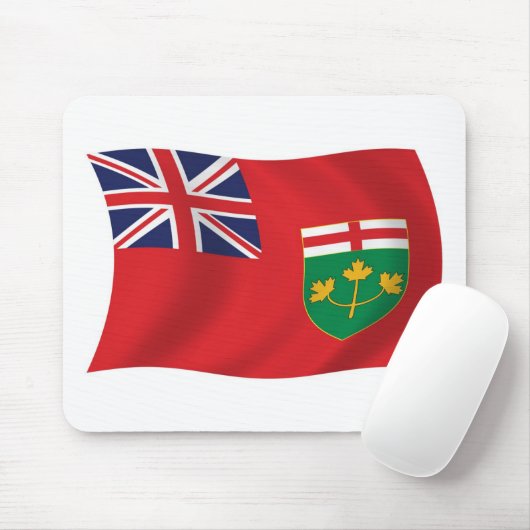 Ontario Flag Mousepad Muismat (Met muis)