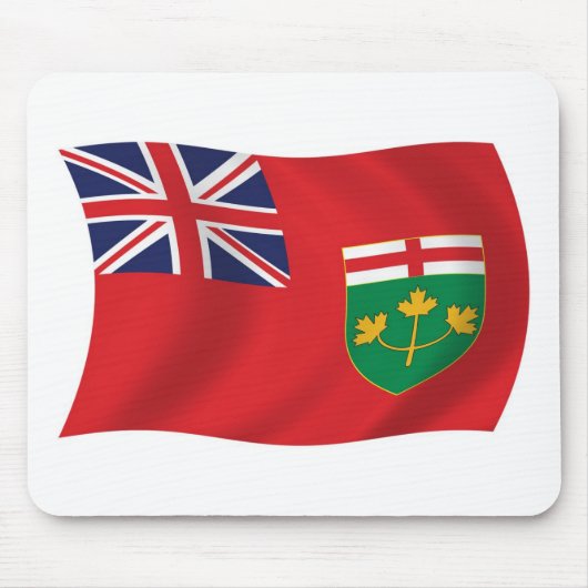 Ontario Flag Mousepad Muismat (Voorkant)