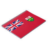 Ontario Flag Notitieboek (Linkerzijde)