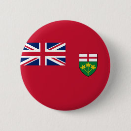 Ontario Flag Ronde Button 5,7 Cm