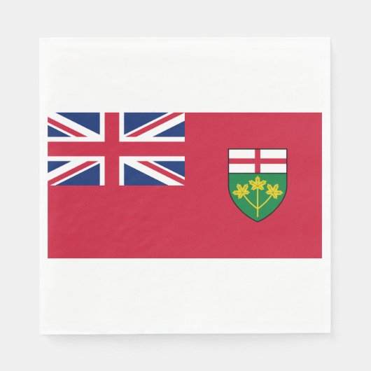 Ontario Flag Servet (Voorkant)