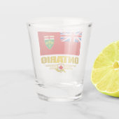 Ontario Flag Shot Glas (Achterkant)