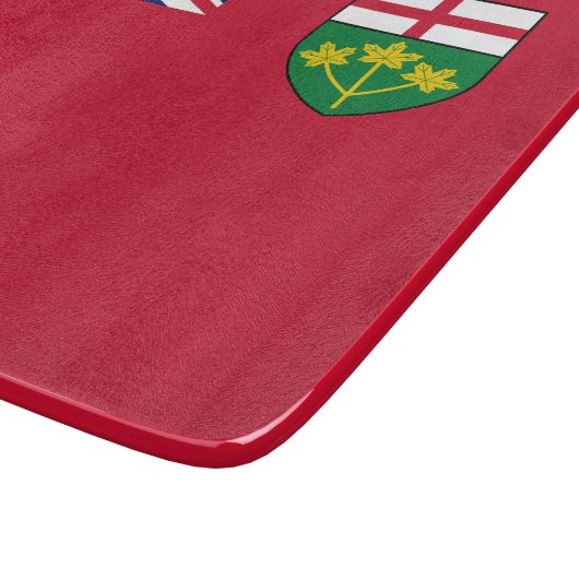 Ontario Flag Snijplank (Hoek)