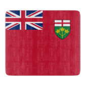 Ontario Flag Snijplank (Voorkant)