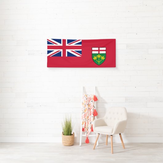 Ontario Flag Spandoek (Insitu)