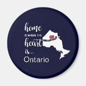 Ontario Home is waar het hart ligt Magneet (Voorkant)