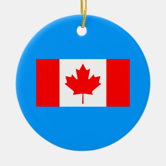 Ontario* kerstversiering keramisch ornament (Voorkant)